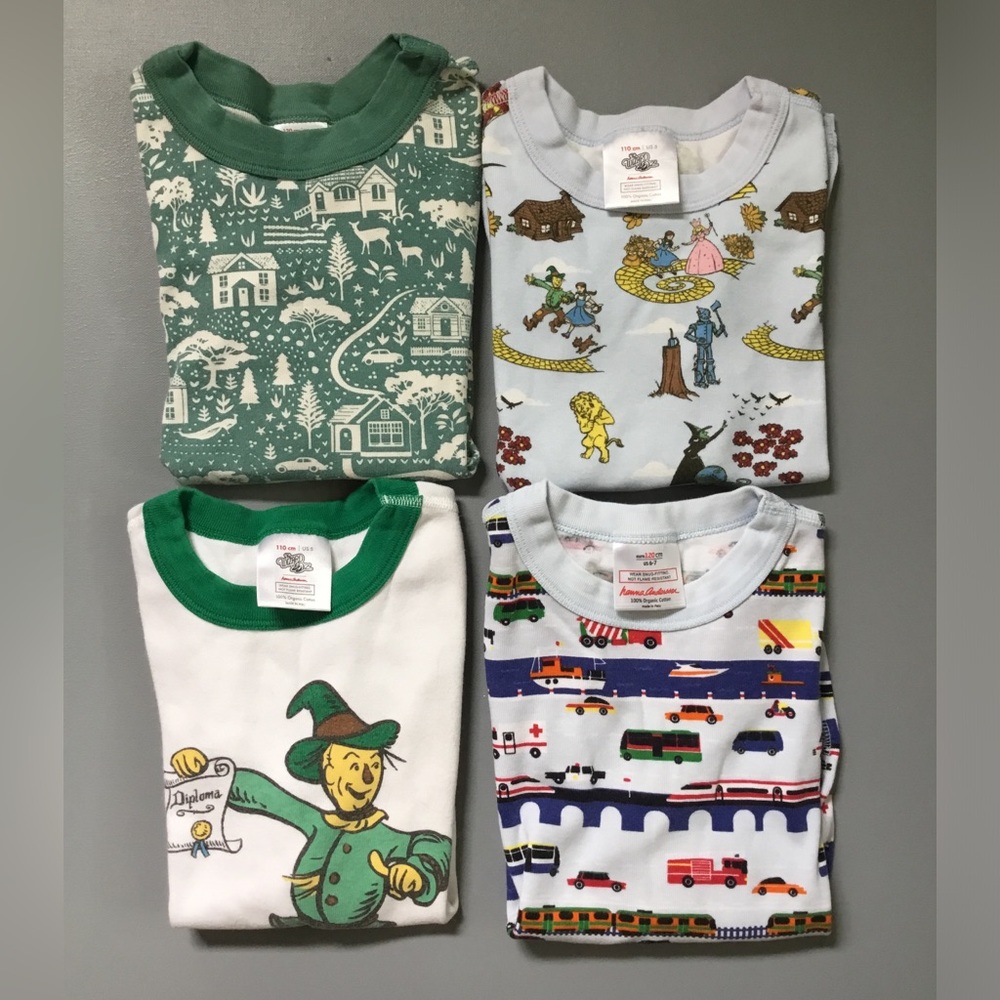 Hanna Andersson Pajama Top Bundle Wizard Of Oz Vehicles
